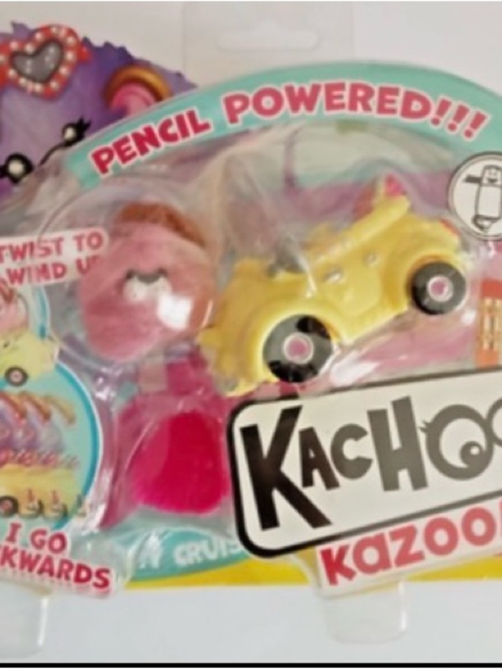 Kachoo Pencil-Powered Yellow Toy Car for Kids